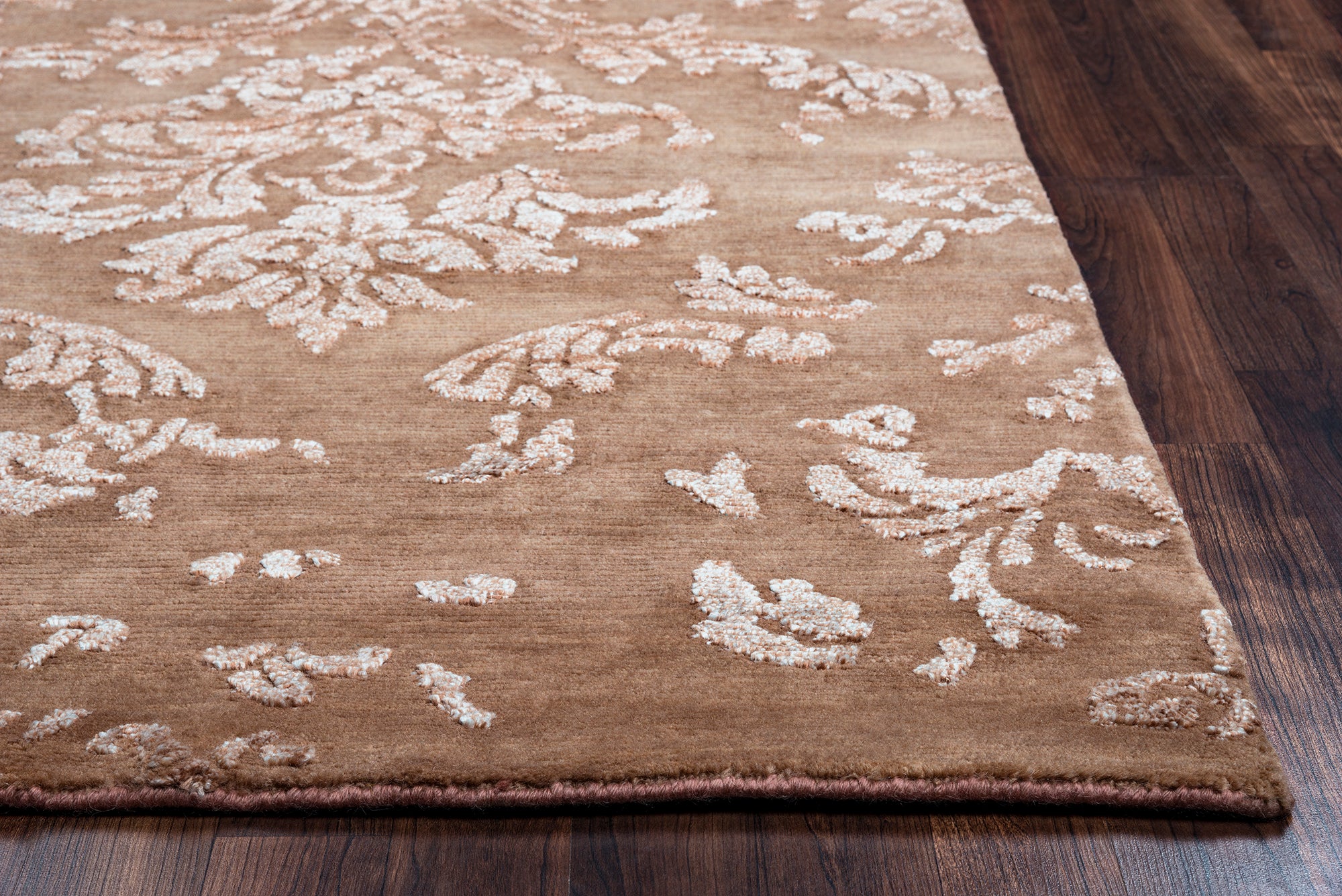 Rizzy Home Avant-Garde AG8789 Camel Ornamental Area Rug