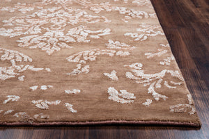 Rizzy Home Avant-Garde AG8789 Camel Ornamental Area Rug