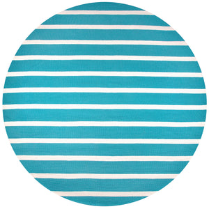 Rizzy Home Azzura Hill AH9939 Teal Strips Area Rug