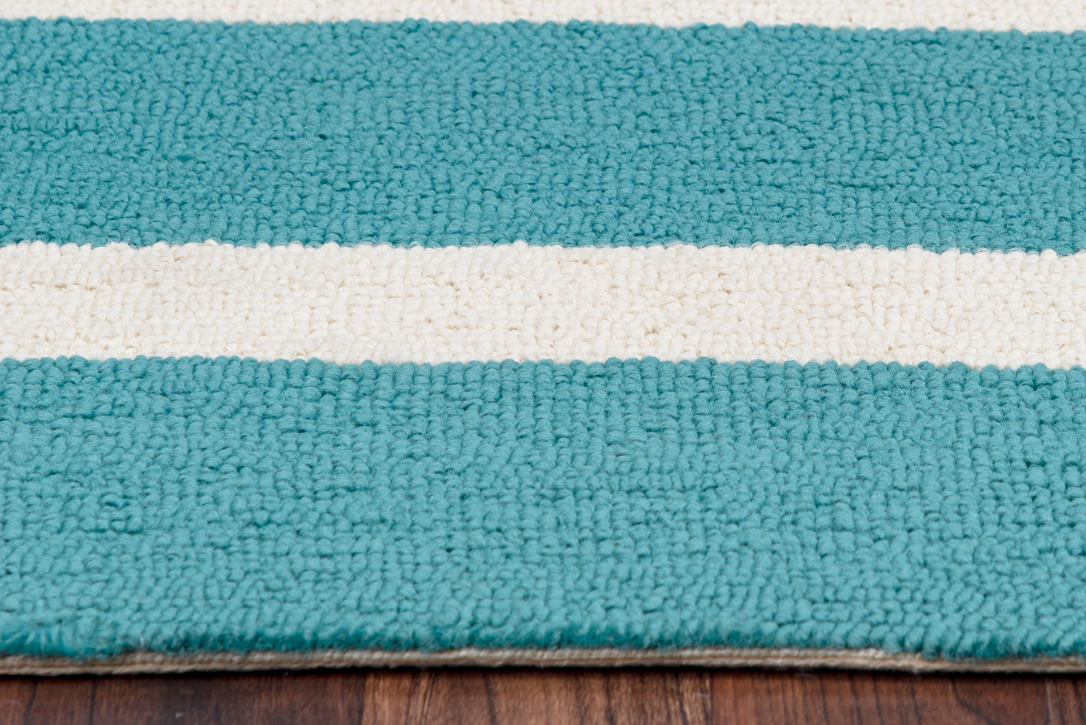 Rizzy Home Azzura Hill AH9939 Teal Strips Area Rug