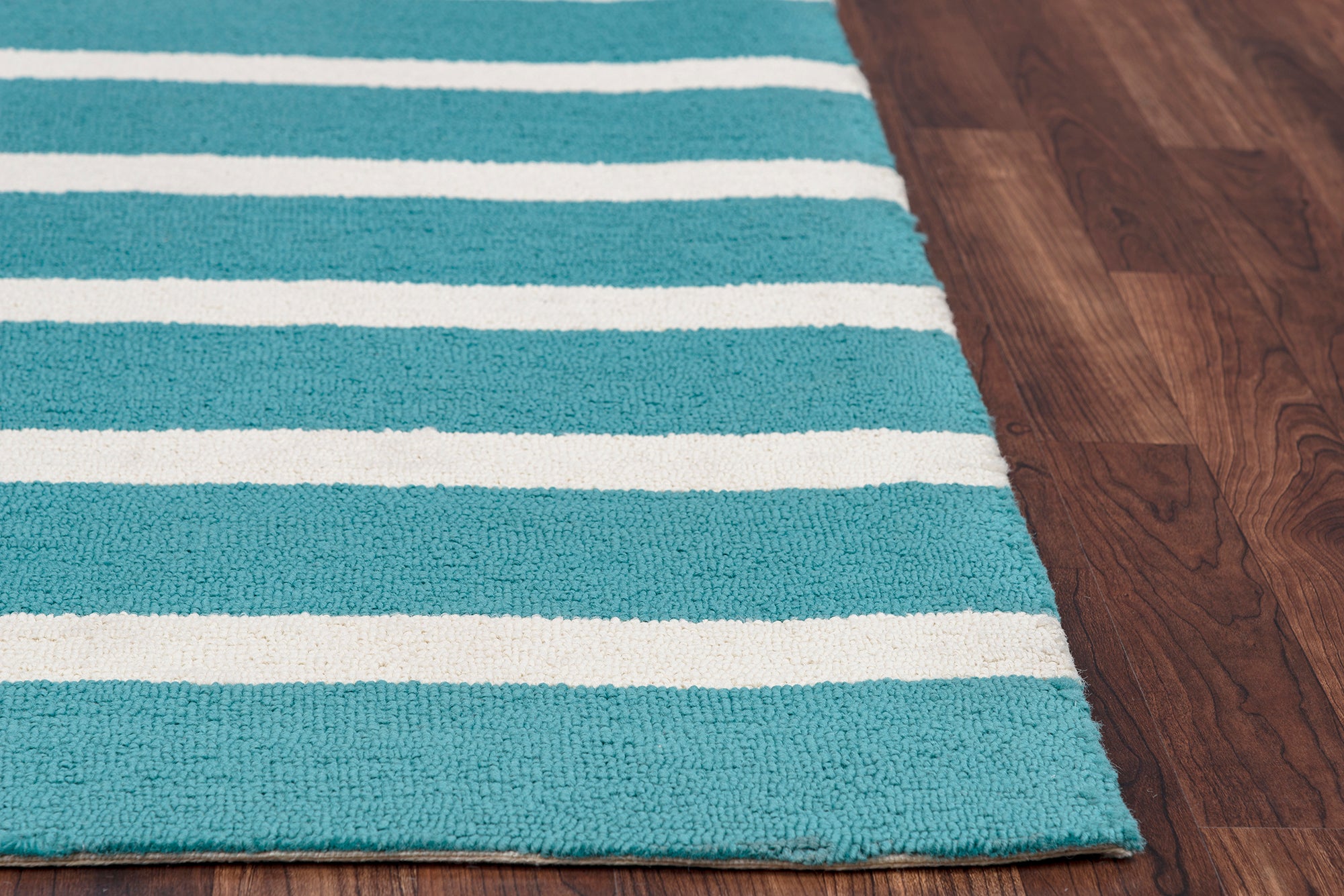 Rizzy Home Azzura Hill AH9939 Teal Strips Area Rug