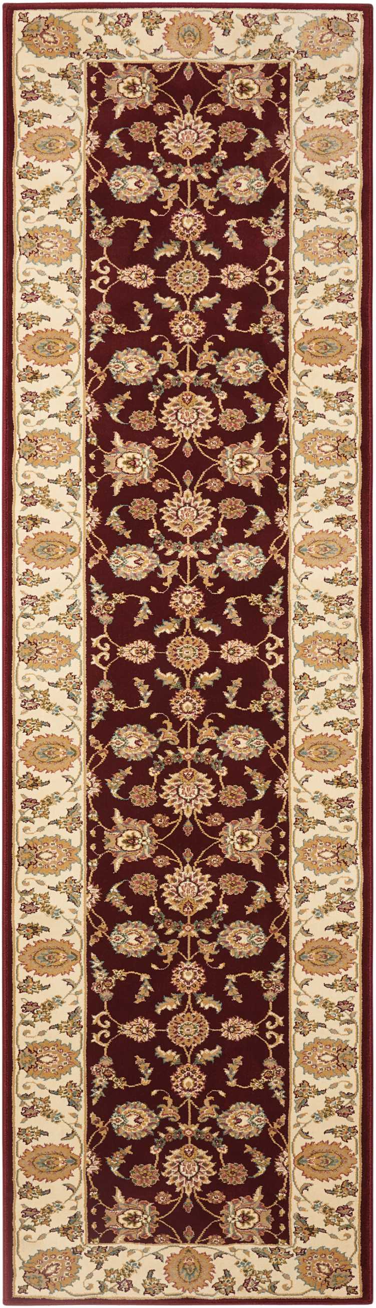 Kathy Ireland Antiquities Empress Garden Garnet Area Rug by Nourison