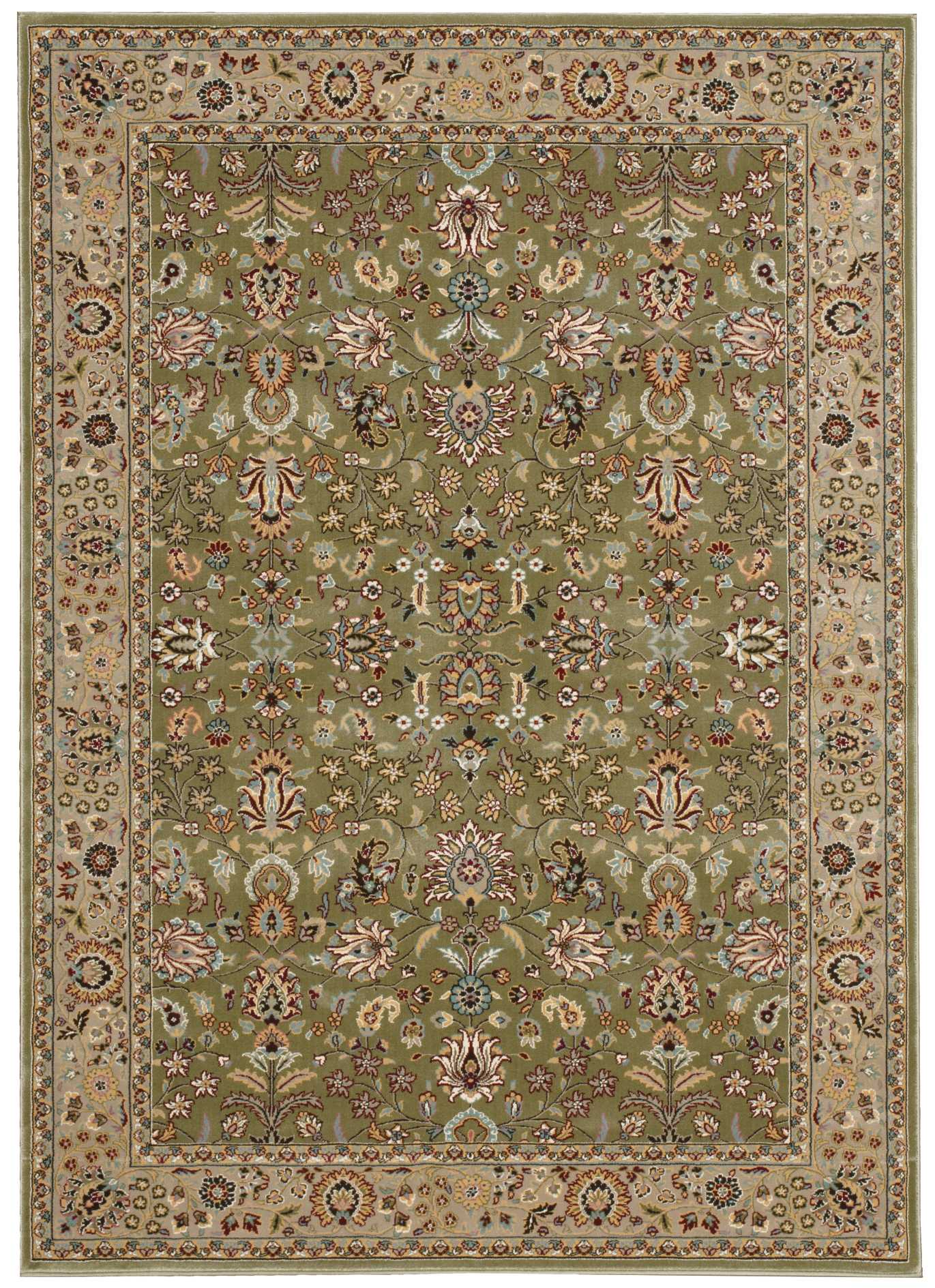 Kathy Ireland Antiquities Royal Countryside Sage Area Rug by Nourison