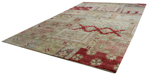 Rizzy Home Aquarius AQ8841 Burgundy Patchwork Area Rug