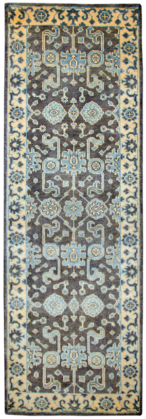 Rizzy Home Aquarius AQ8842 Blue Border Area Rug