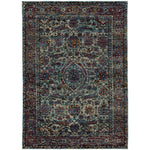 Oriental Weavers Andorra Blue/Purple Oriental 6846B Area Rug