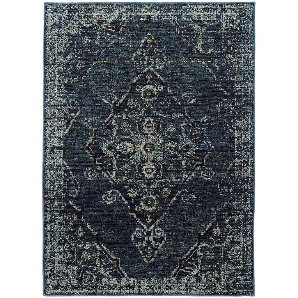 Oriental Weavers Andorra Blue/Blue Oriental 7135F Area Rug