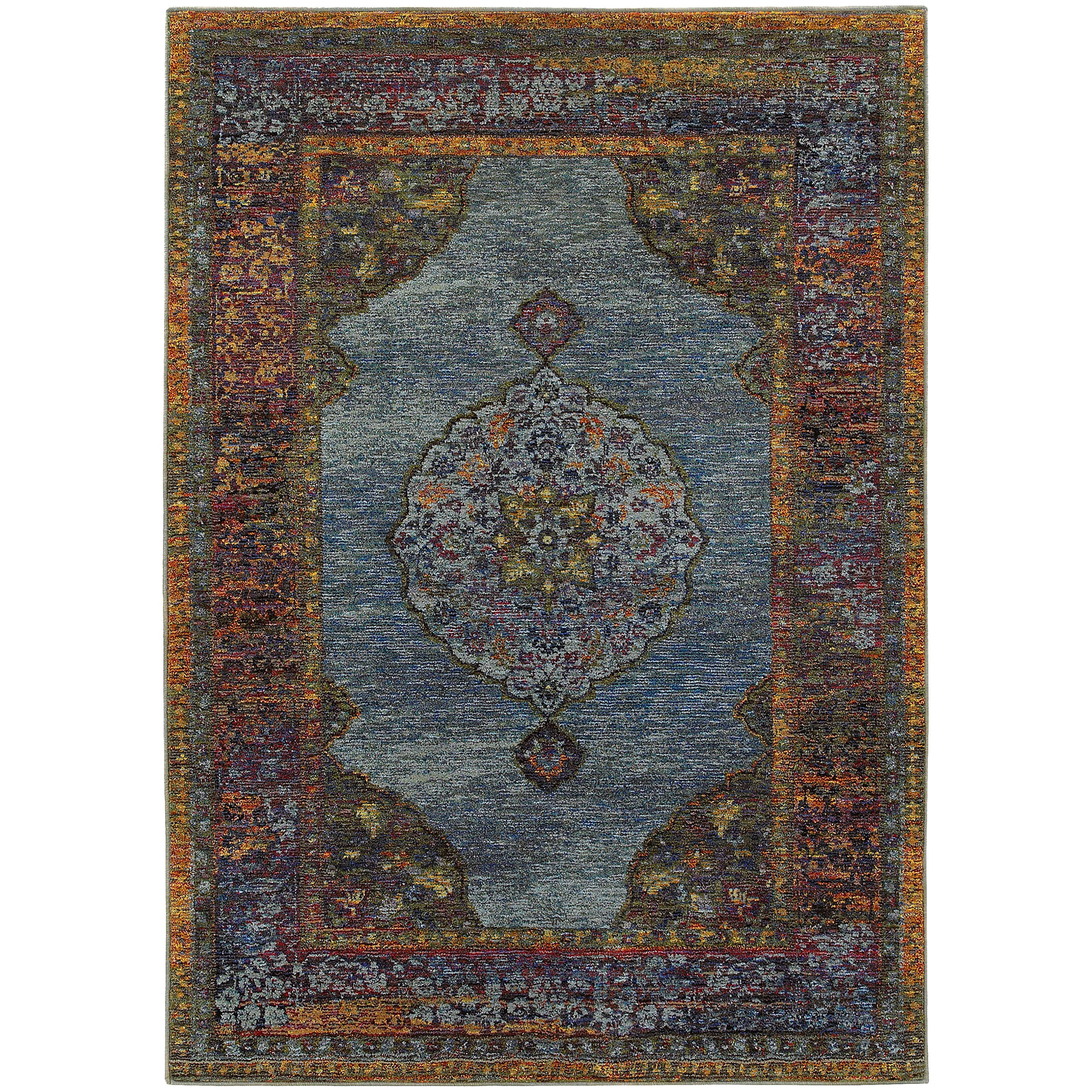 Oriental Weavers Andorra Blue/Multi Oriental 7139A Area Rug