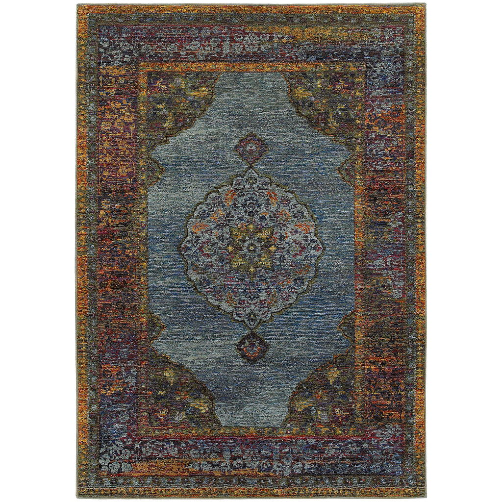 Oriental Weavers Andorra Blue/Multi Oriental 7139A Area Rug