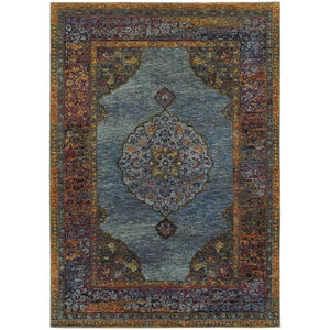 Oriental Weavers Andorra Blue/Multi Oriental 7139A Area Rug