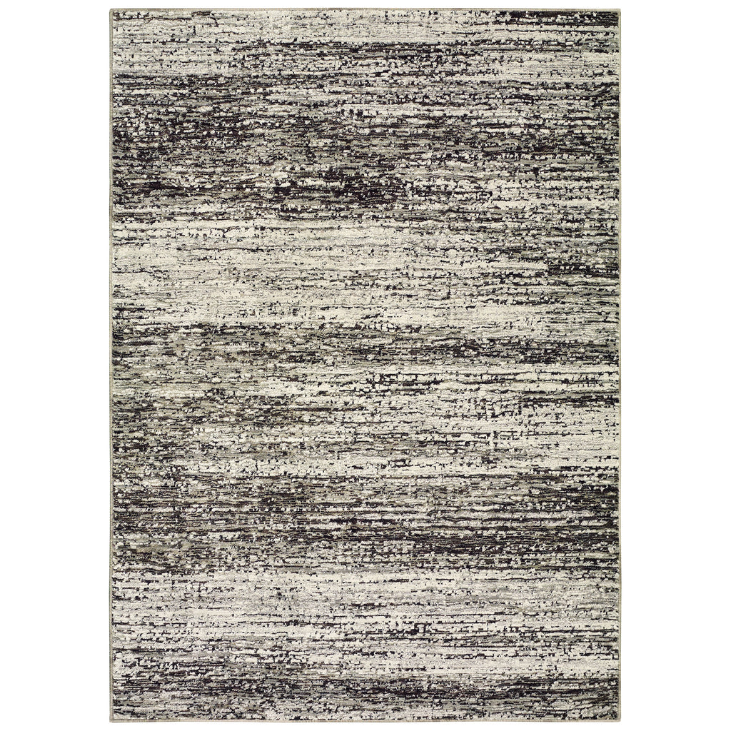 Oriental Weavers Atlas Ash/Charcoal Abstract 8037G Area Rug