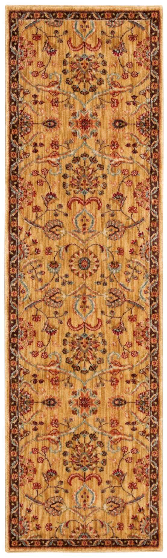 Kathy Ireland Ancient Times Persian Treasure Gold Area Rug by Nourison