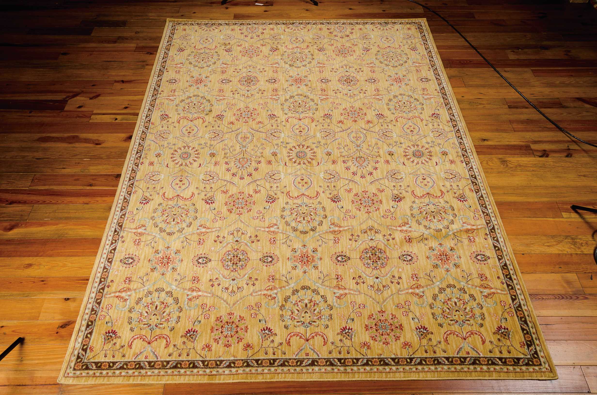 Kathy Ireland Ancient Times Persian Treasure Gold Area Rug by Nourison