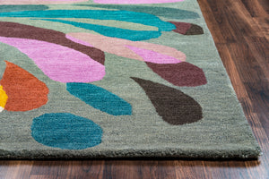 Rizzy Home Bradberry Downs BD8605 Multi-Colored Abstract Area Rug