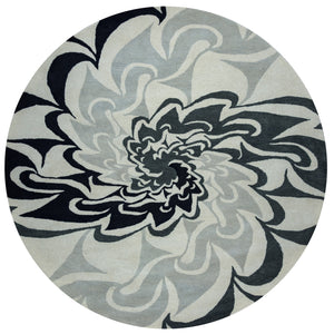 Rizzy Home Bradberry Downs BD8871 Grey/Black Abstract Area Rug