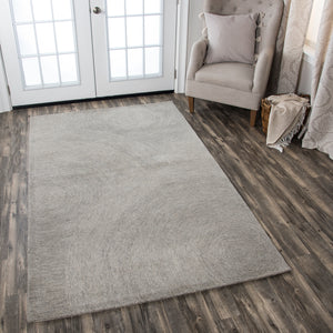 Rizzy Home Brindleton BR800A Gray Solid Area Rug