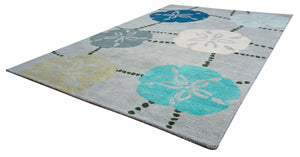 Rizzy Home Cabot Bay CA9464 Blue Coastal Area Rug