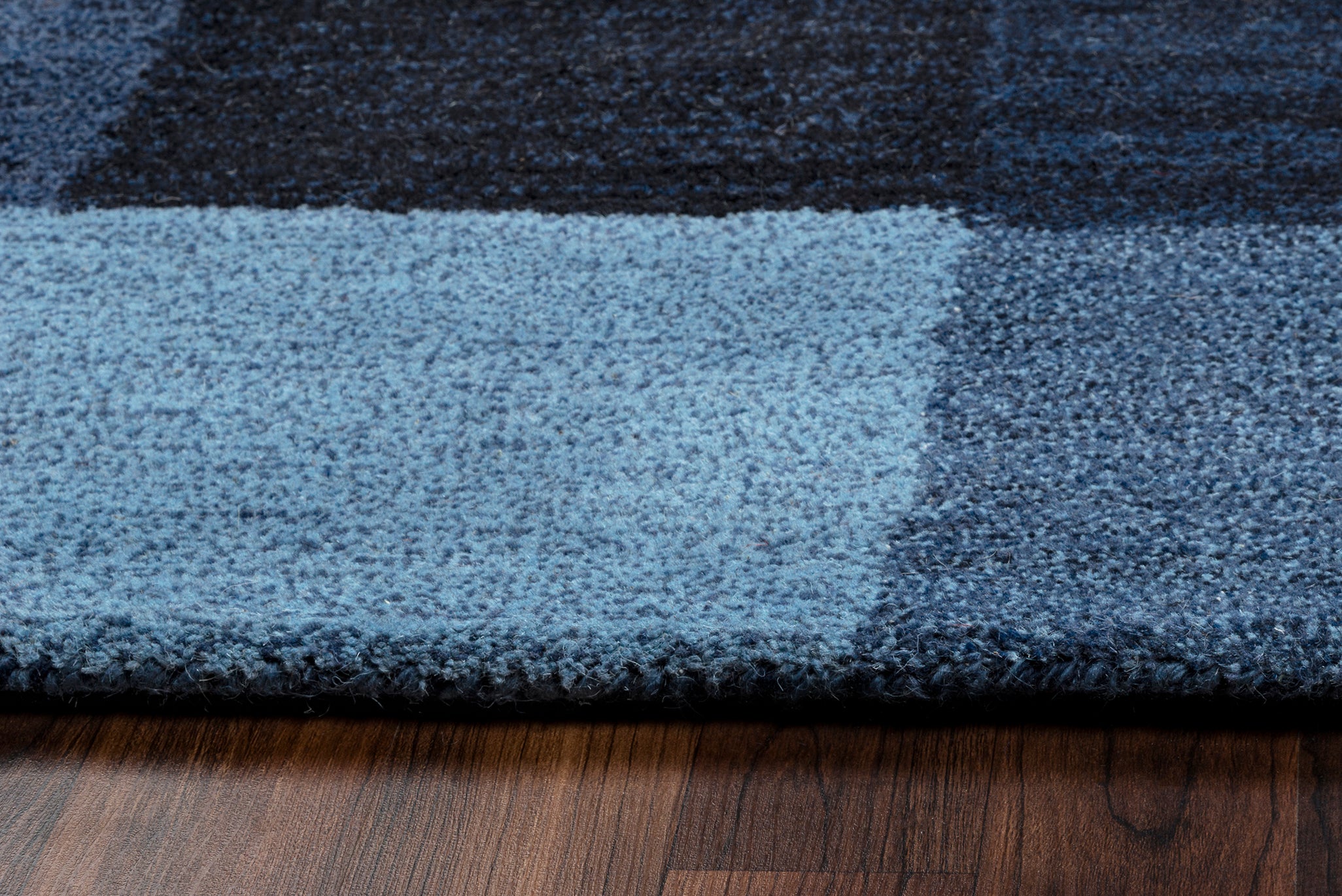 Rizzy Home Colours CL2819 Blue Block Area Rug