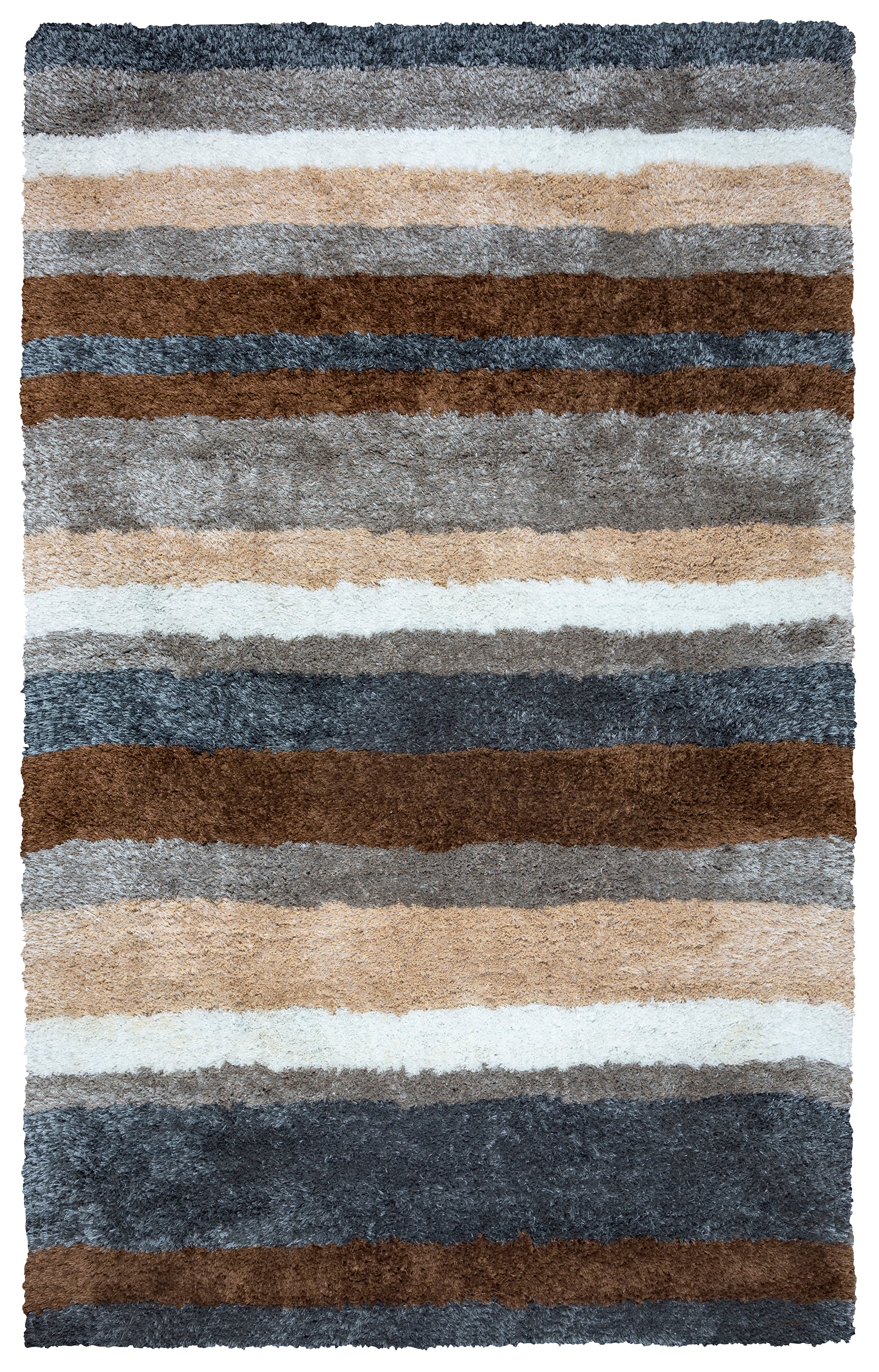 Rizzy Home Commons CO8423 Multi-Colored Striped Area Rug