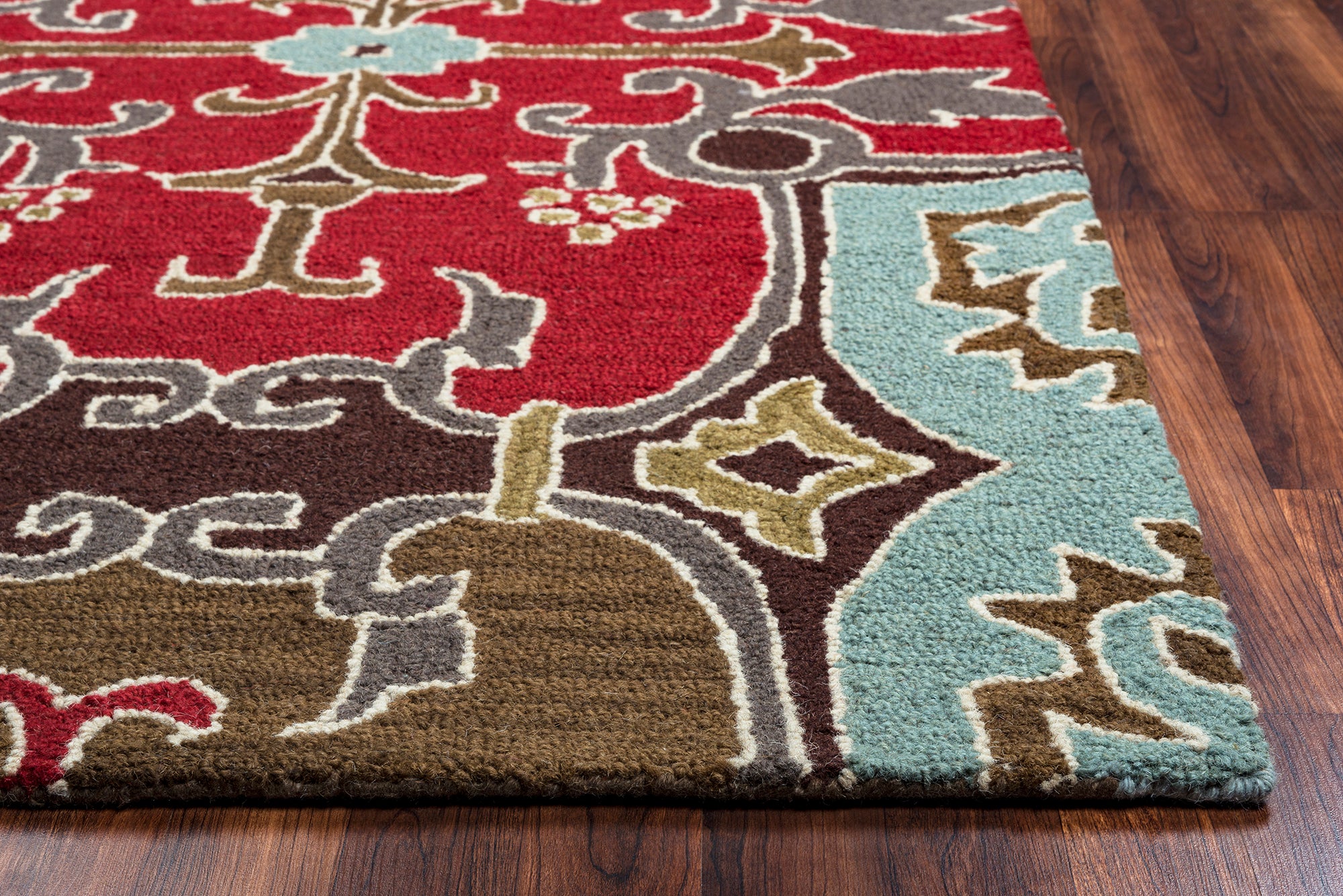 Rizzy Home Country CT0909 Multi-Colored Ornamental Area Rug