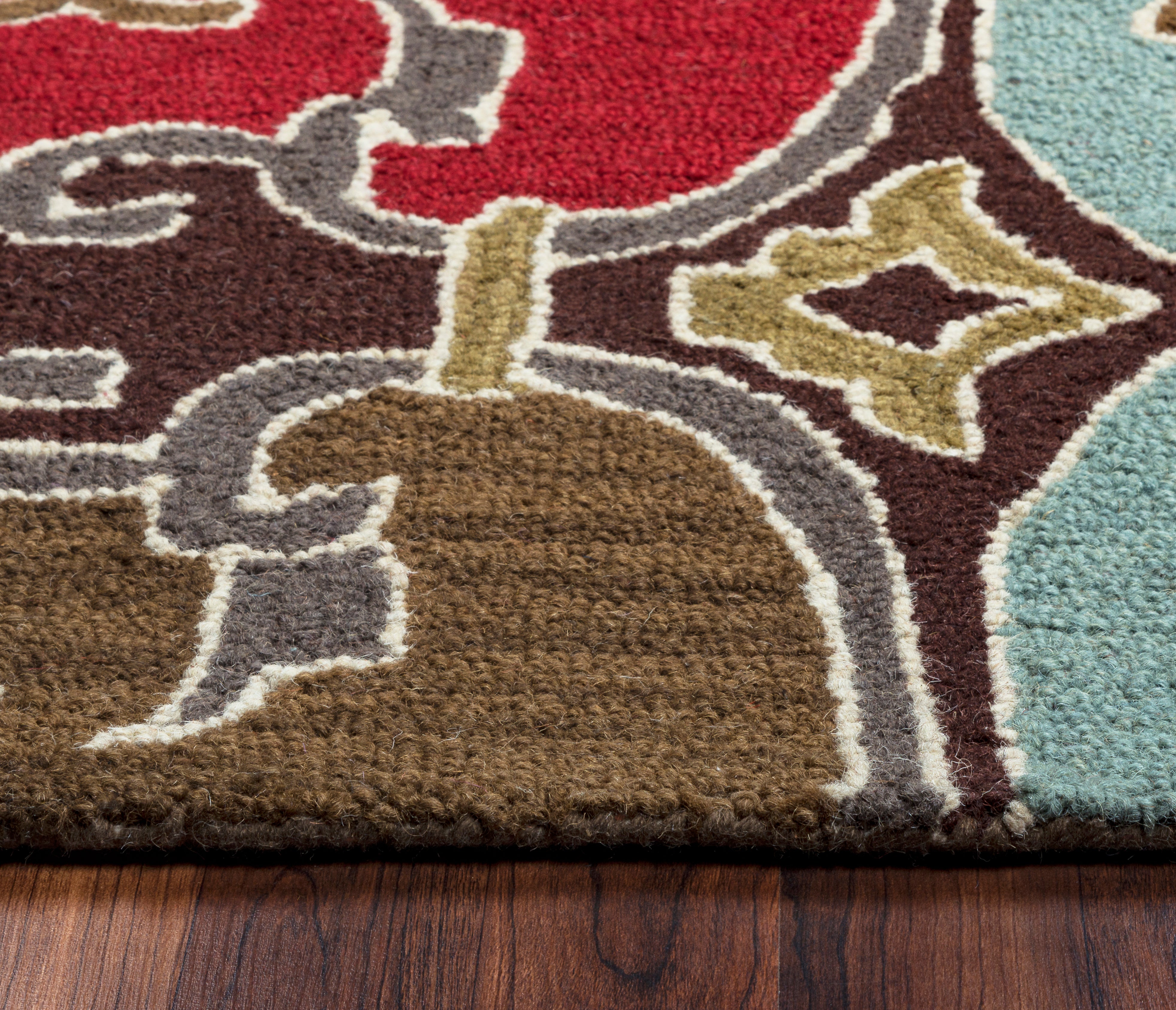 Rizzy Home Country CT0909 Multi-Colored Ornamental Area Rug