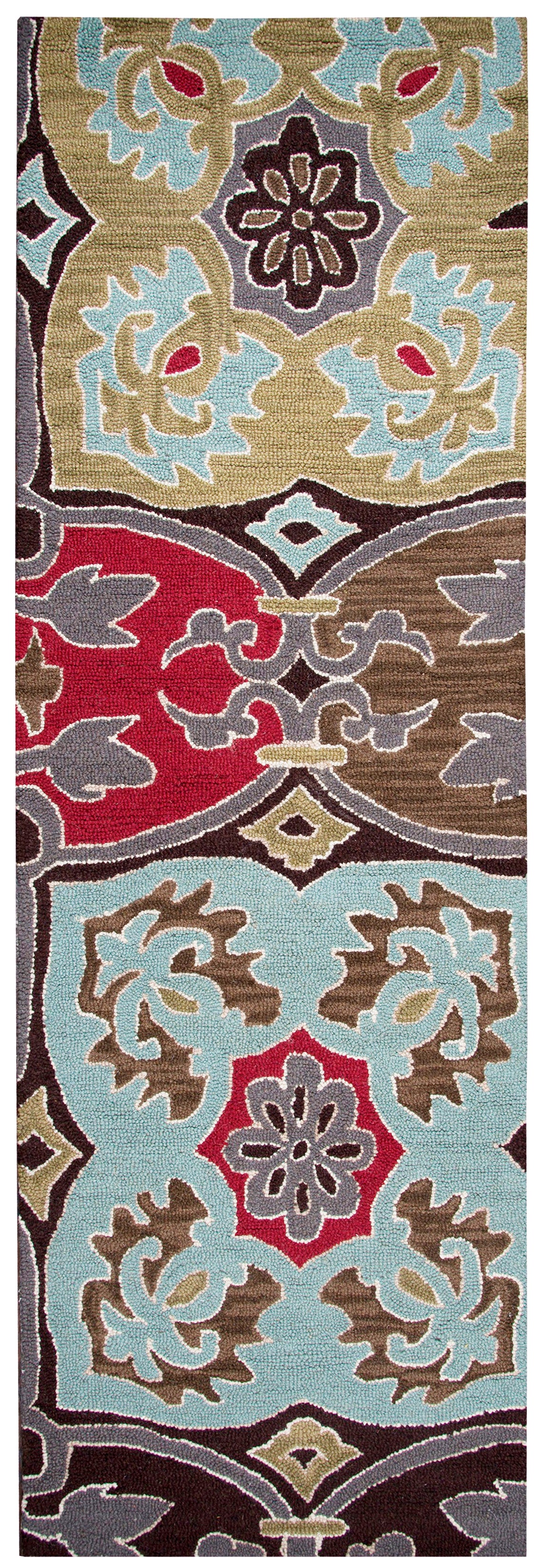 Rizzy Home Country CT0909 Multi-Colored Ornamental Area Rug