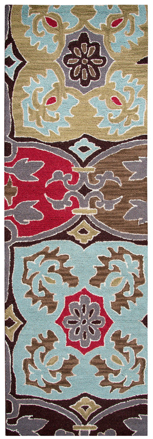 Rizzy Home Country CT0909 Multi-Colored Ornamental Area Rug