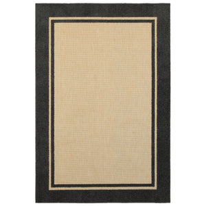 Oriental Weavers Cayman Sand/Charcoal Border 5594K Area Rug