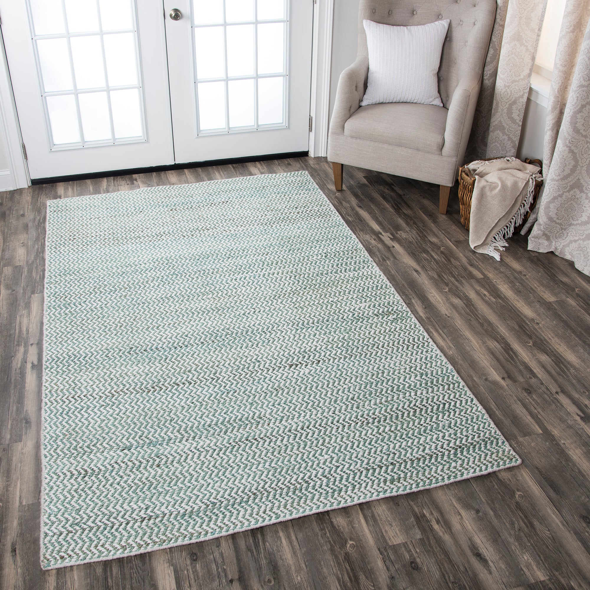 Rizzy Home Ellington EG201A Natural Chevron Area Rug