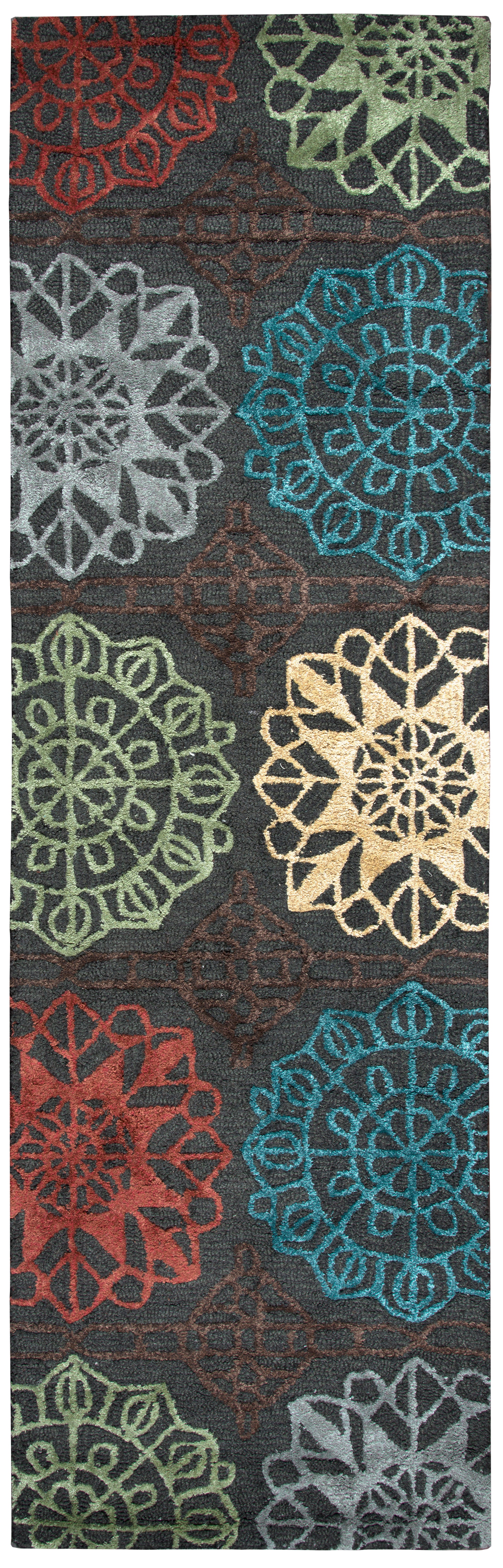 Rizzy Home Eden Harbor EH8643 Multi-Colored Medallion Area Rug