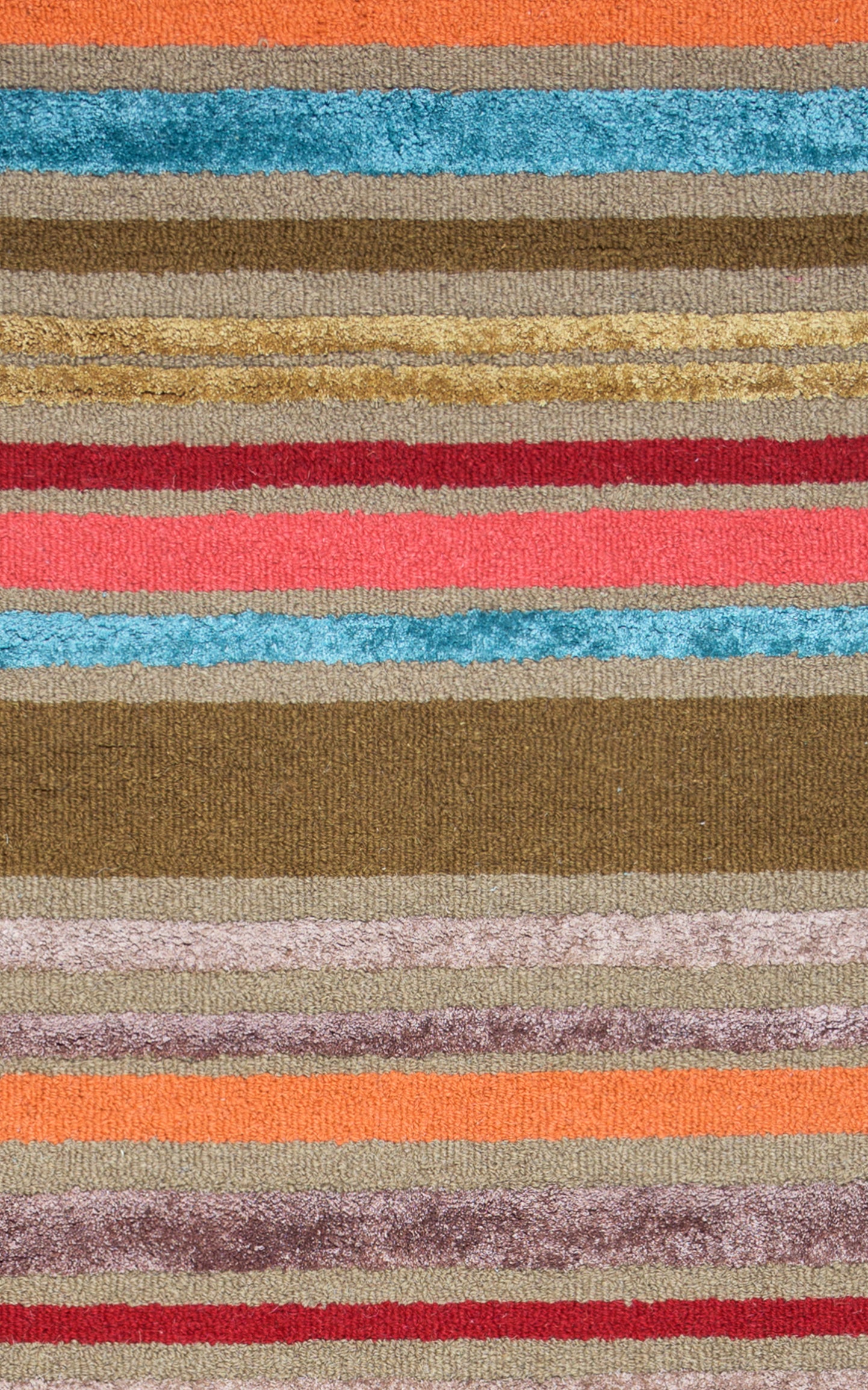 Rizzy Home Eden Harbor EH8739 Multi-Colored Stripe Area Rug