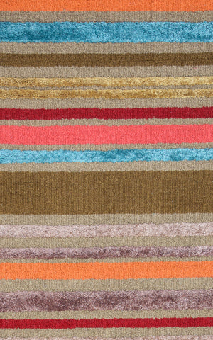 Rizzy Home Eden Harbor EH8739 Multi-Colored Stripe Area Rug