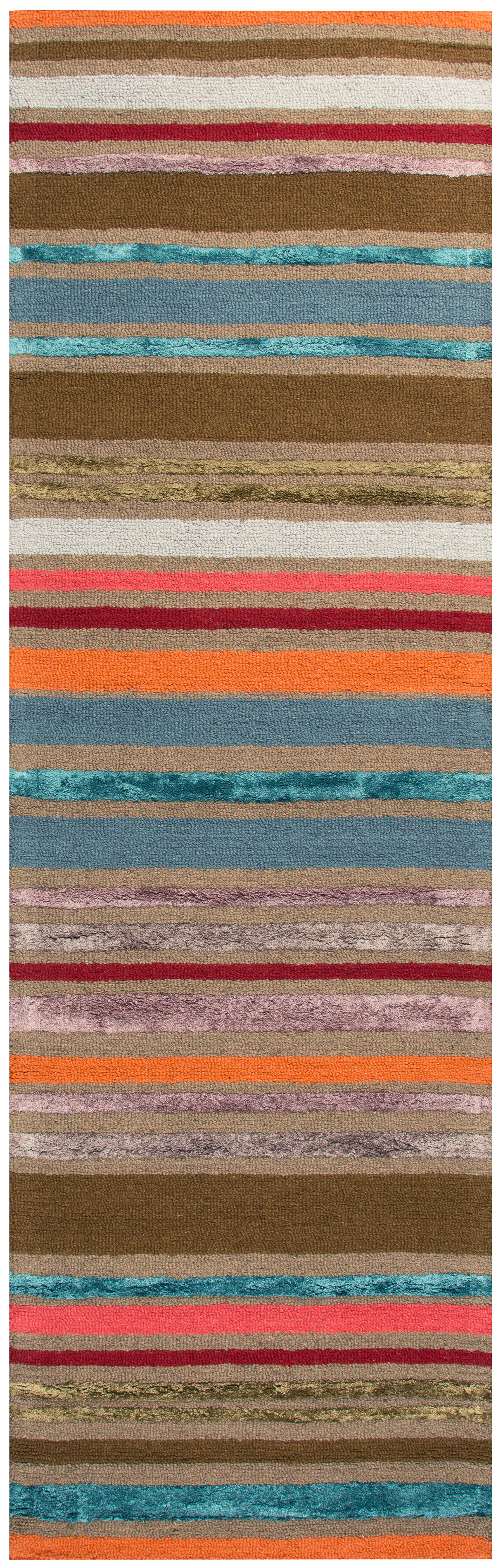 Rizzy Home Eden Harbor EH8739 Multi-Colored Stripe Area Rug