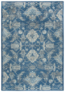 Rizzy Home Gossamer GS7226 Blue Motif Area Rug