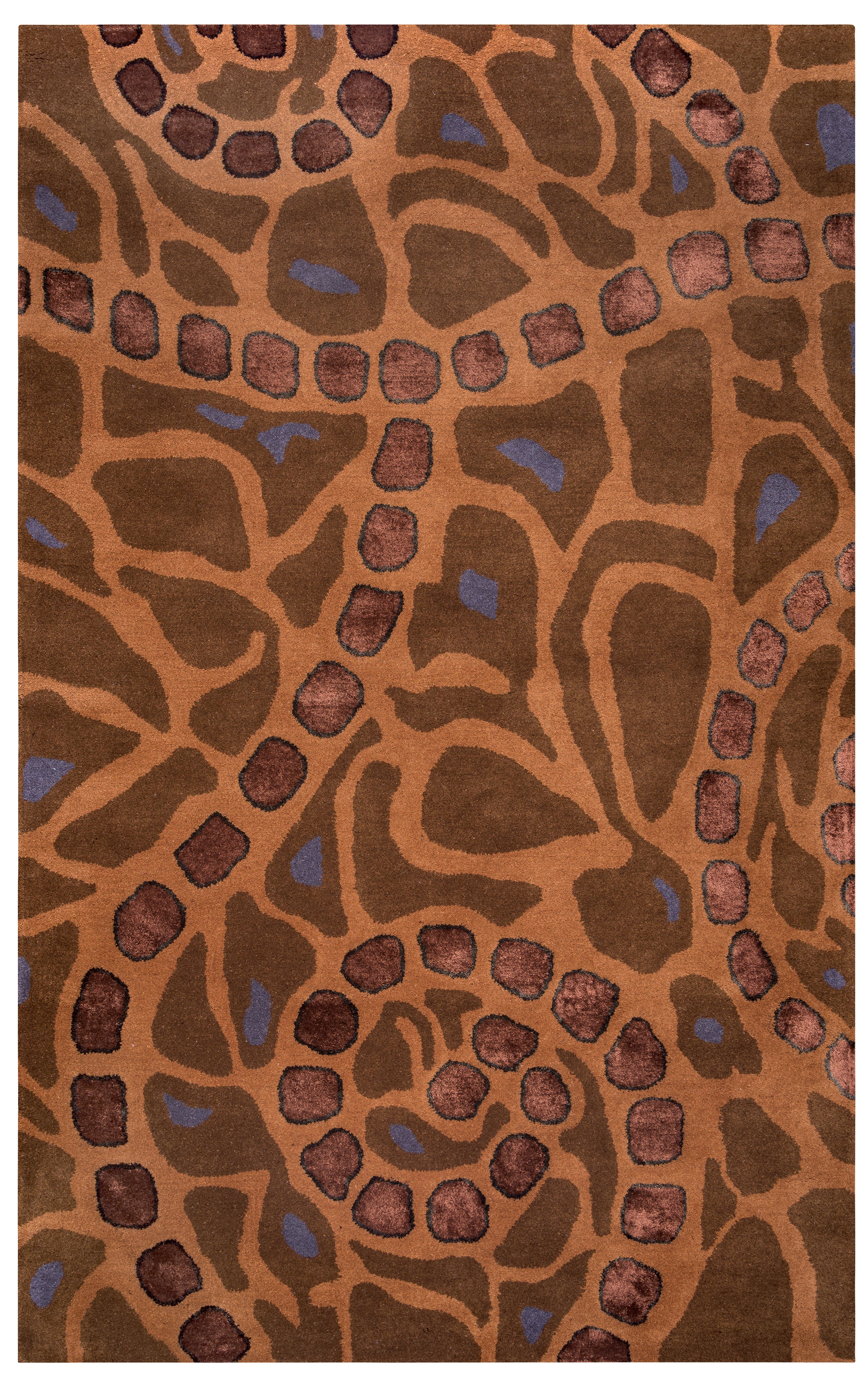 Rizzy Home Gillespie Avenue GV8772 Camel/Brown Abstract Area Rug