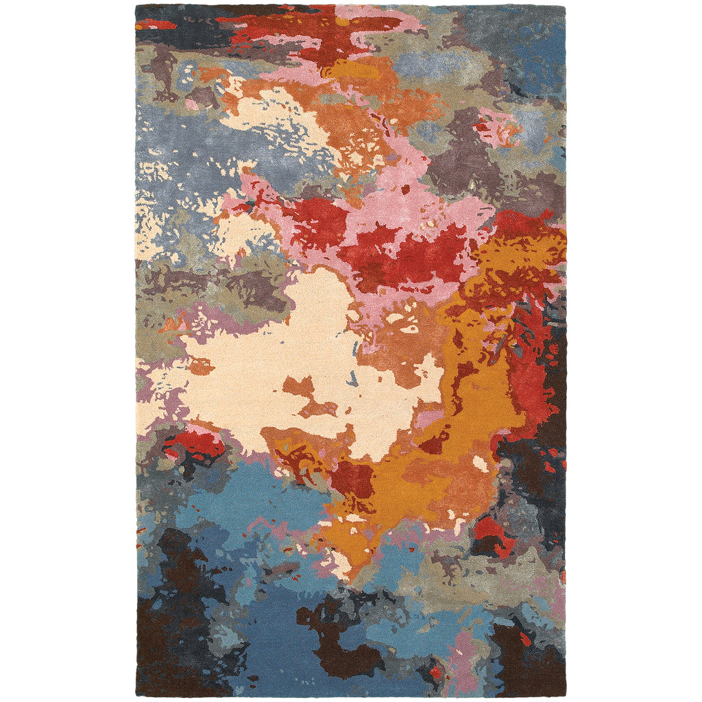 Oriental Weavers Galaxy Multi/Pink Abstract 21908 Area Rug