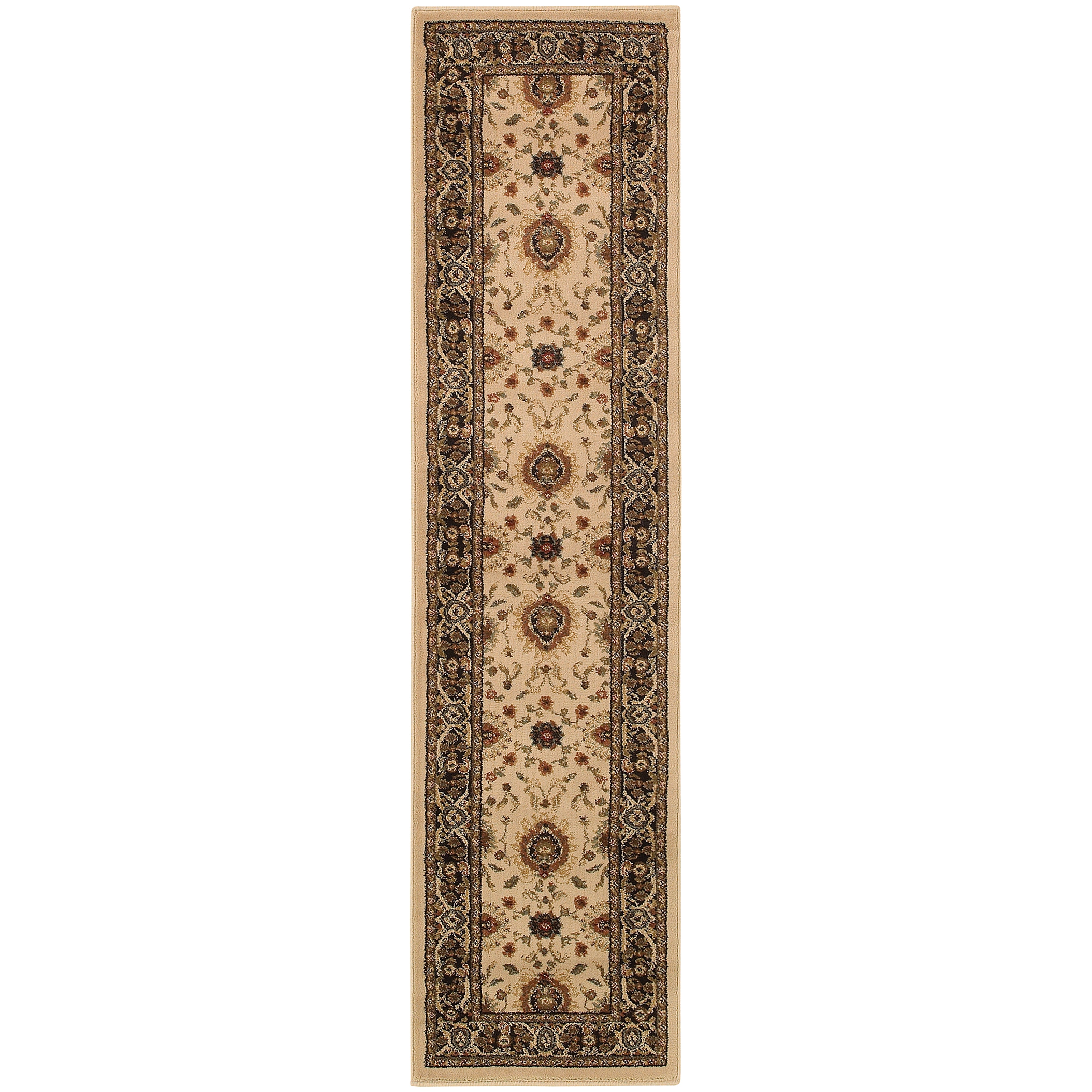 Oriental Weavers Hudson Beige/Black Oriental 1338C Area Rug