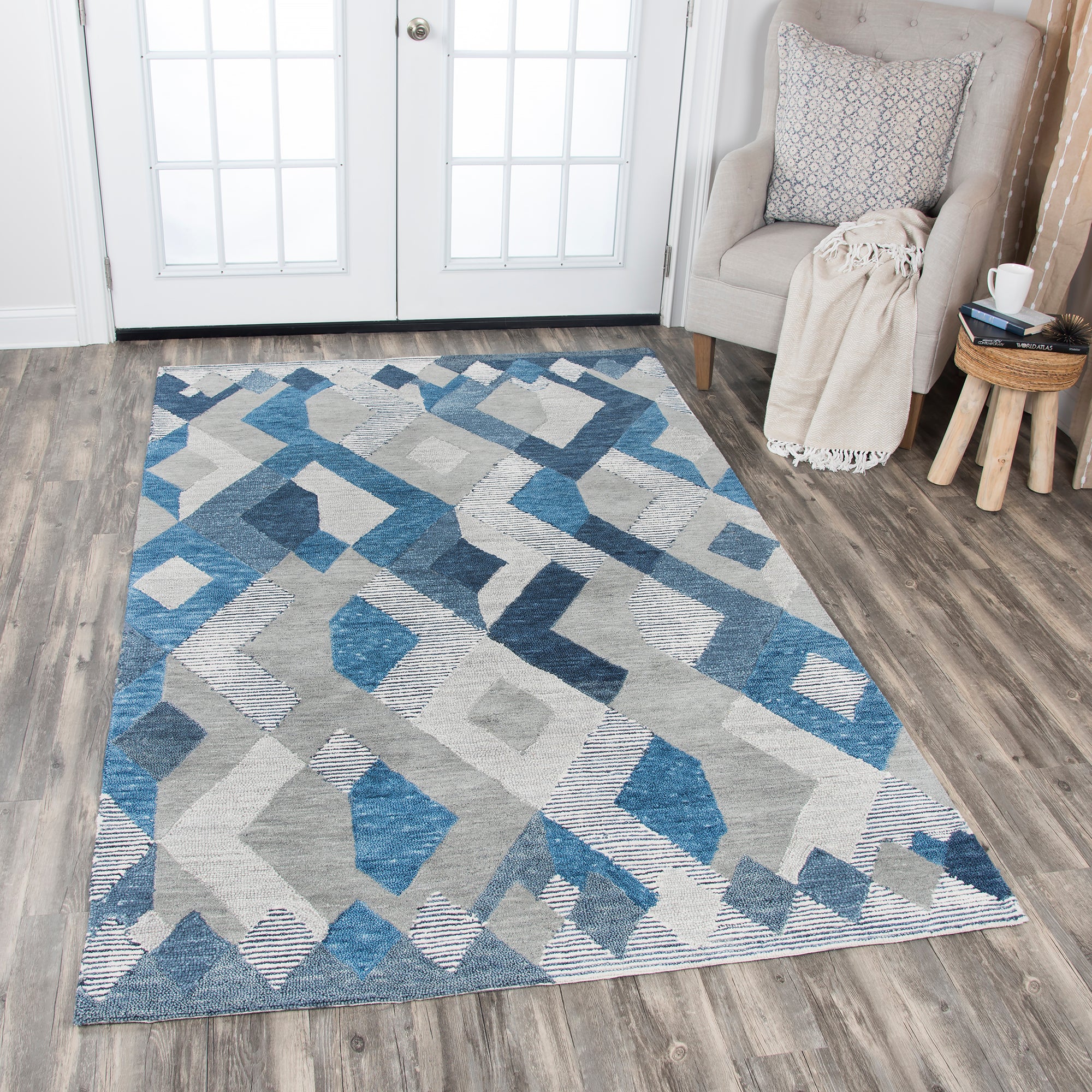 Rizzy Home Idyllic ID928A Natural Geometric Area Rug