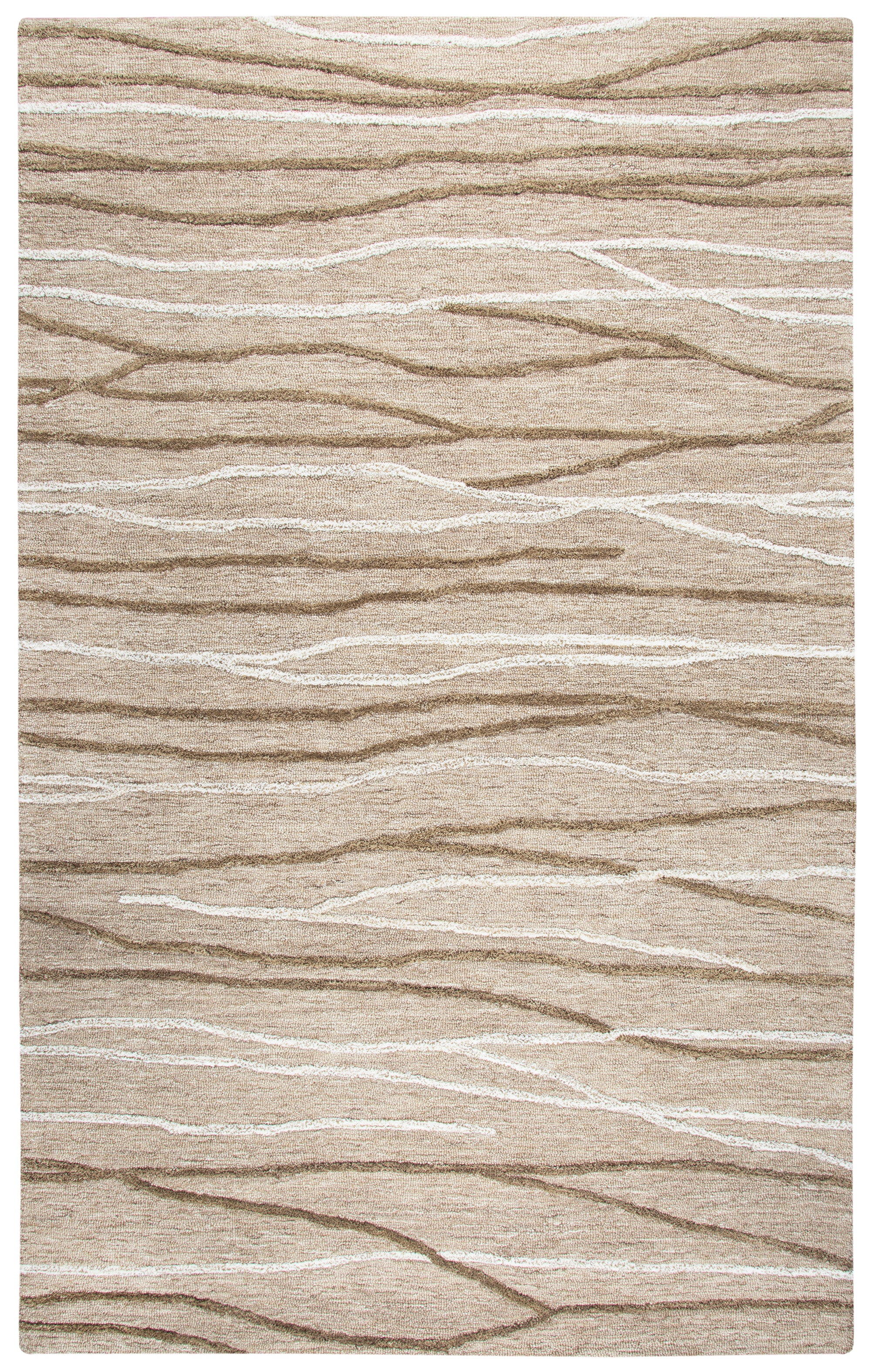 Rizzy Home Idyllic ID969A Natural Lines Area Rug