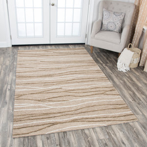 Rizzy Home Idyllic ID969A Natural Lines Area Rug