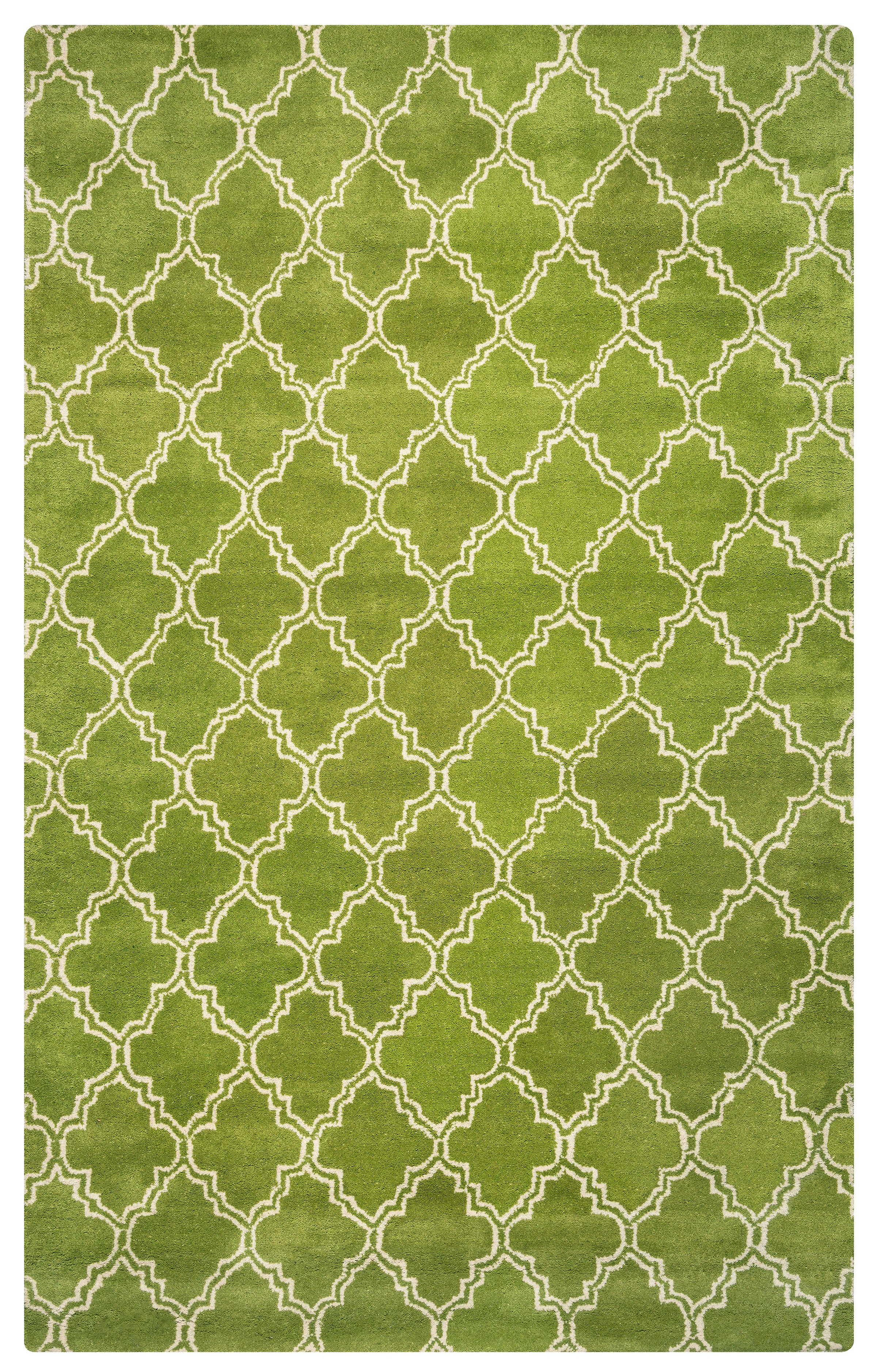 Rizzy Home Julian Pointe JP8745 Lime Green Trellis Area Rug