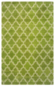 Rizzy Home Julian Pointe JP8745 Lime Green Trellis Area Rug