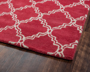 Rizzy Home Julian Pointe JP8746 Pink Trellis Area Rug