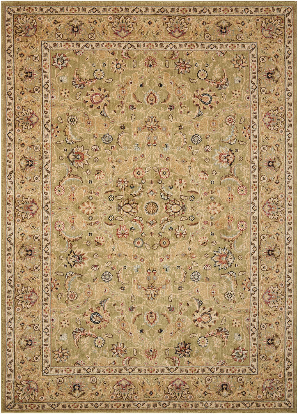 Kathy Ireland  Lumiere Empress Garden Sage Area Rug by Nourison