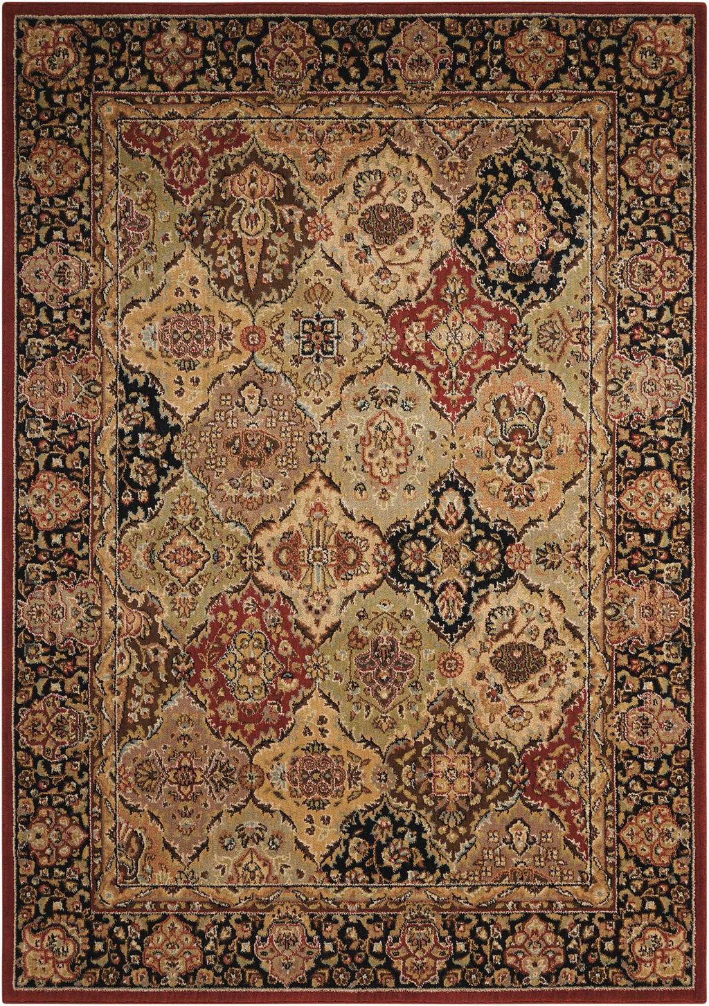 Kathy Ireland Lumiere Persian Tapestry Multicolor Area Rug by Nourison