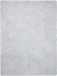 Kathy Ireland Light & Airy Light Grey Shag Area Rug by Nourison