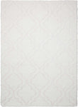 Kathy Ireland Light & Airy White Shag Area Rug by Nourison