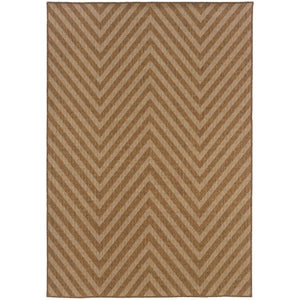 Oriental Weavers Karavia Tan/Light Tan Geometric 1330X Area Rug