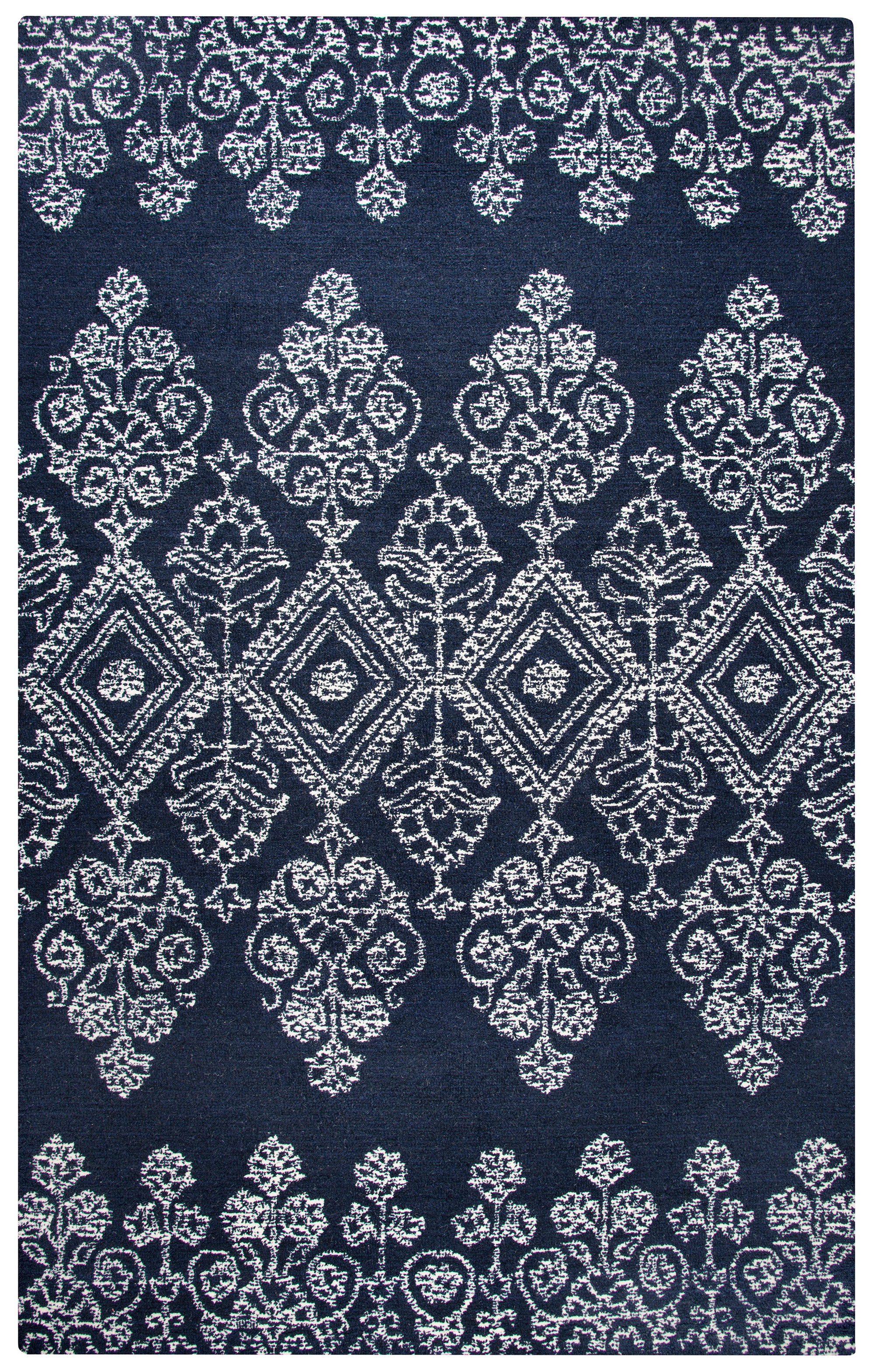 Rizzy Home Legacy LE497A Ivory Navy Area Rug