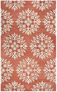 Rizzy Home Leone LO308A Coral Medallion Area Rug